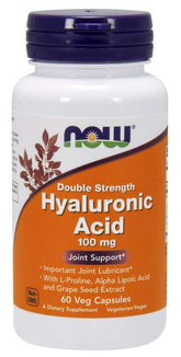 HyaluronsÀure 100 MG 60 Kapseln NOW FOODS